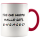 The One where Hallie Gets Engaged Colored Coffee Mug (11 oz)