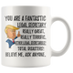 Funny Fantastic Legal Secretary Coffee Mug, Trump Gifts, Best Legal Secretary Birthday Gift, Legal Secretary Christmas Birthday Gift