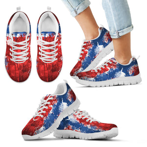 Norway Flag - Shoes - Kid's Sneakers - Christmas Birthday Gift