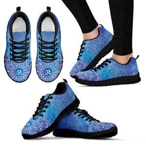 Budding Flower - Shoes - Black Women's Sneakers