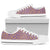 Women`s Purple Dog Prints Low Top Shoes