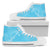 White Horse Blue Women's High Top Shoes