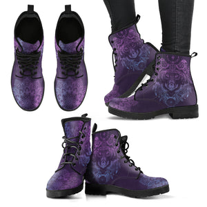 Purple Wolf Handcrafted Women's Booties Vegan-Friendly Leather Boots