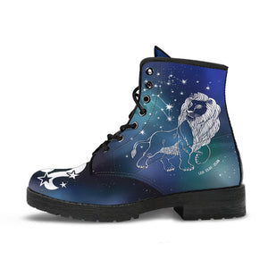 Leo (Lion) Horoscope Zodiac Leather Woman Boots Christmas Birthday Gift