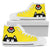 Yellow Cat Art - Women's High Top Shoes