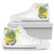 Cat Women White High Top Shoes