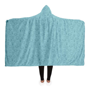 Tooth Hooded Blanket