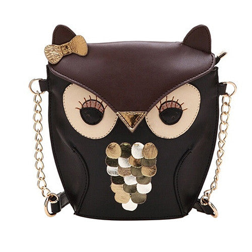 Girls Owl Crossbody Bag