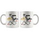 11th Wedding Anniversary Gift For Him And Her, Married For 11 Years, 11th Anniversary Mug For Husband & Wife, 11 Years Together With Her (11 oz )