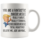 Funny Fantastic Makeup Artist Coffee Mug, Trump Gifts, Best Makeup Artist Birthday Gift, Makeup Artist Christmas Graduation Gift