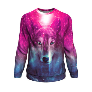 Wolf All-Over Sweater Sweatshirt