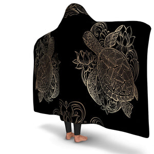 2 Turtles Hooded Blanket