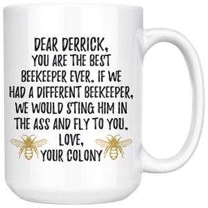 Beekeeper Coffee Mug - Derrick (15 oz) - Freedom Look