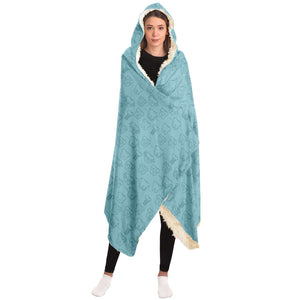 Tooth Hooded Blanket