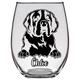 Chloe - St Bernard Dog Stemless Wine Glass