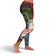 Camping Hiking Exploring Leggings - Red & Yellow