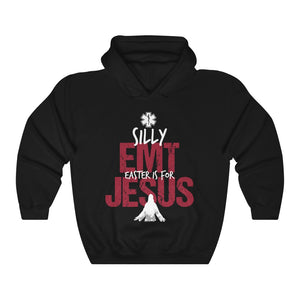 Silly EMT Emergency Medical Easter Jesus Unisex Hoodie Hooded Sweatshirt