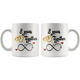 8th Wedding Anniversary Gift For Him And Her, 8th Anniversary Mug For Husband & Wife, 8 Years Together, Married 8 Years, 8 Years With Her ( 11 oz )