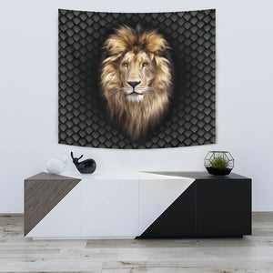 Lion Tapestry Carbon Style