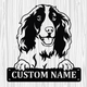 Personalized French Spaniel  Metal Sign, Dog Owner Wall Art, Memorial Gift