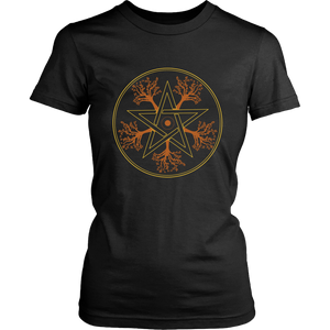 Tree Pentagram Protective Symbol Unisex T-Shirt