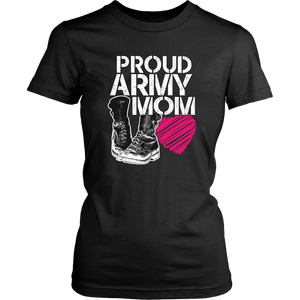 Proud US Army Infantry Mom Military Forces Mommy Women & Unisex T-Shirt