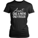 Aunt Cooler Than Mom Awesome Aunty Definition Women & Unisex T-Shirt