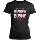 My Grandpa Is Out Saving Every Bunny Firefighter Womens And Unisex T-Shirt