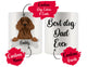 Personalized Irish Setter Dog Mom Dad Mug, Best Dog Owner Gift