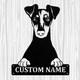 Personalized Manchester Terrier Metal Sign, Dog Owner Wall Art, Memorial Gift