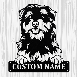 Personalized Norfolk Terrier Metal Sign, Dog Owner Wall Art, Memorial Gift