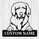 Personalized Nova Scotia Retriever Metal Sign, Dog Owner Wall Art, Memorial Gift