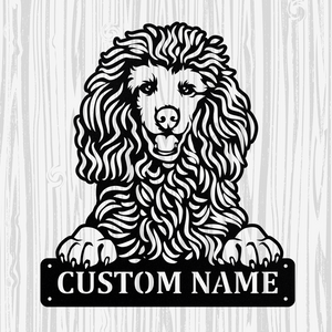 Personalized Portuguese Sheepdog Metal Sign, Dog Owner Wall Art, Memorial Gift