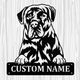 Personalized Presa Canario Metal Sign, Dog Owner Wall Art, Memorial Gift