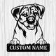 Personalized Puggle Metal Sign, Dog Owner Wall Art, Memorial Gift