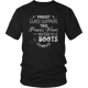 Motorcycle Princess Wears Boots Unisex T-Shirt