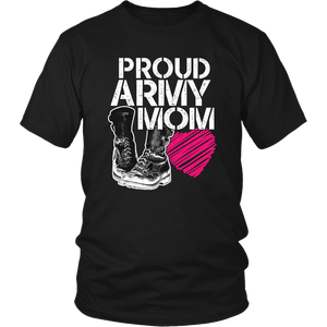 Proud US Army Infantry Mom Military Forces Mommy Women & Unisex T-Shirt