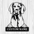 Personalized Weimaraner Metal Sign, Dog Owner Wall Art, Memorial Gift