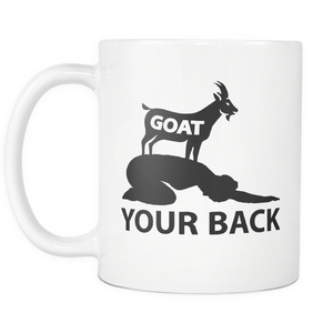 I Goat Your Back Mug - I Got Your Back Coffee Mug - Funny Goats Gifts - Goat Pun Mug - Goat Gag Gifts - I Like Goats - Great Coffee Cup For Women (11 oz) - Freedom Look