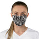 Zebra Fabric Face Mask