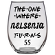 NELSENIA Turns 55 Years F4 Stemless Wine Glass