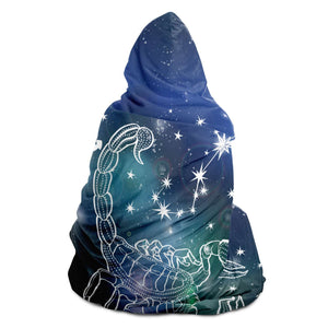 Personalized Scorpio Hooded Blanket - Babe