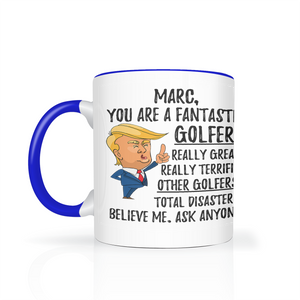 Marc - Golfer Trump Coffee Mug