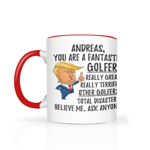 Andreas - Golfer Trump Coffee Mug