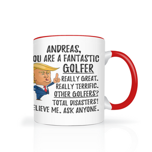 Andreas - Golfer Trump Coffee Mug