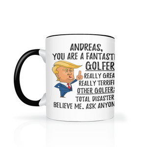 Andreas - Golfer Trump Coffee Mug