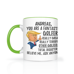 Andreas - Golfer Trump Coffee Mug