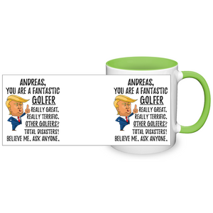 Andreas - Golfer Trump Coffee Mug