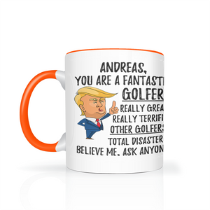 Andreas - Golfer Trump Coffee Mug