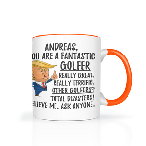 Andreas - Golfer Trump Coffee Mug